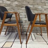 Pair of armchairs by Cees Braakman for Pastoe 1960