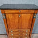 Secretary empire era with caryatid in blond mahogany around 1810