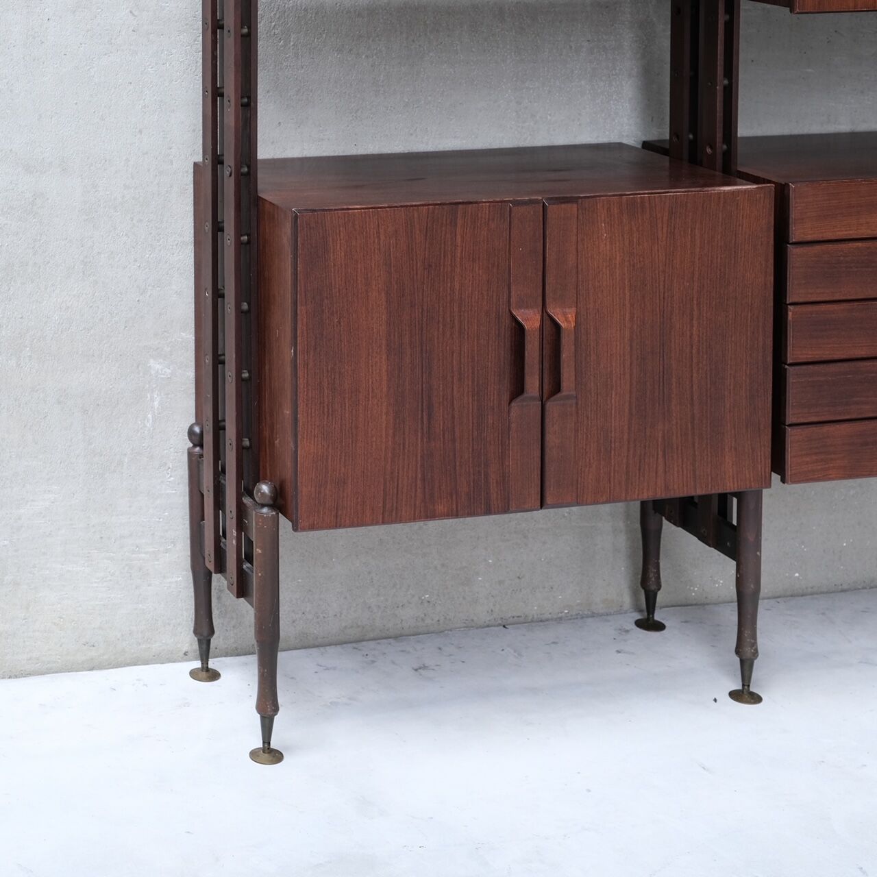 Italian Mid-Century Large Shelving Display