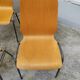 4 chaises vintage bois courbé