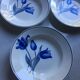 Set of 6 deep plates, Simone Moulin des Loups model
