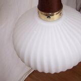 Teak hanging lamp Rispal years 60