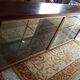 Glass and wood display case
