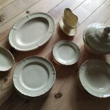 Antique gien table service – niderviller model – exceptional set