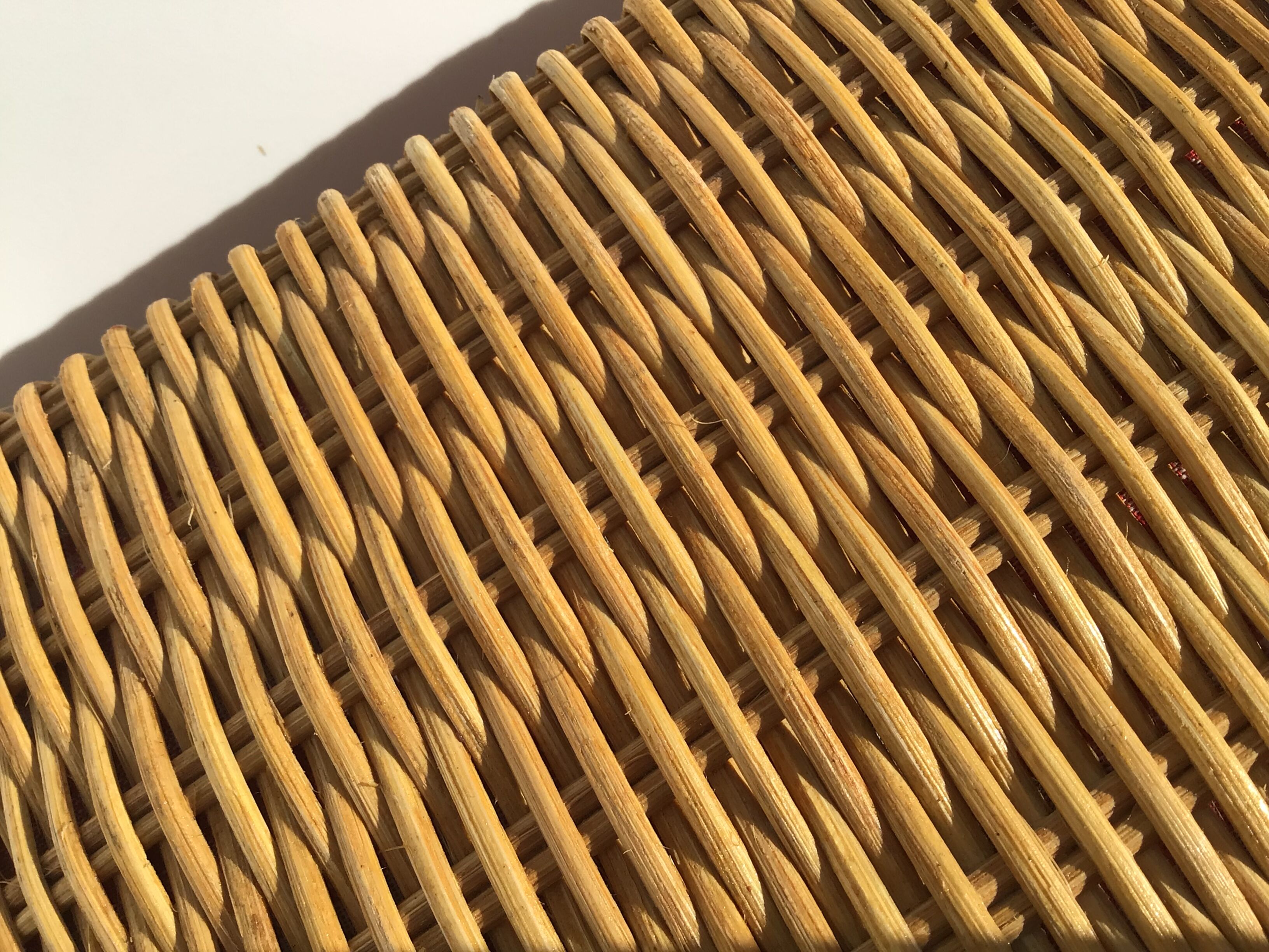 Natural wicker case 30x40cm inner fabric