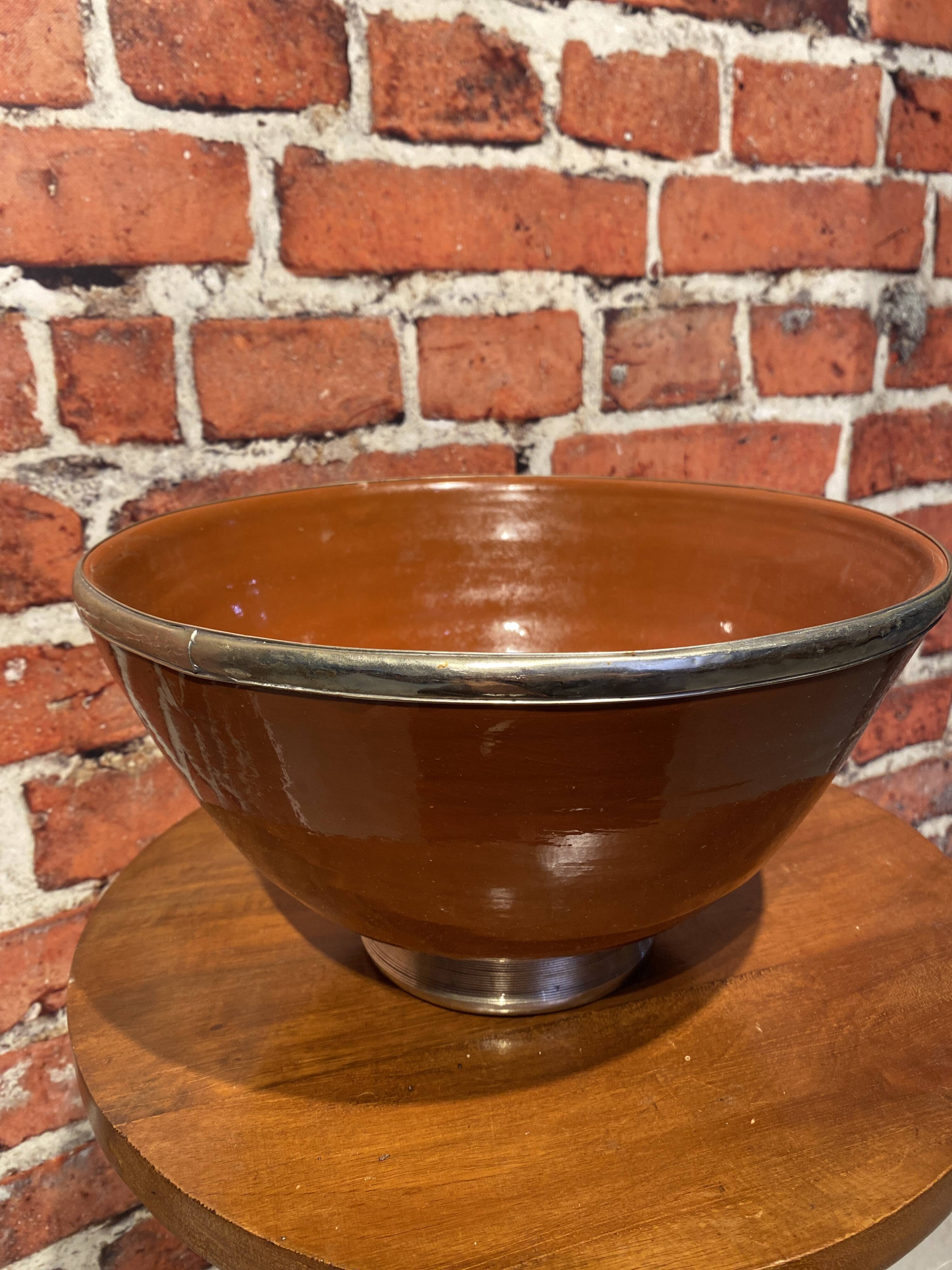 Terracotta salad bowl