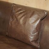 Large leather loveseat Terence Conran Chelsea