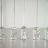 Set of 5 glasses and glass coolers