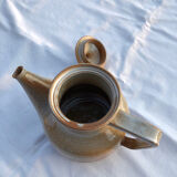 Glazed stoneware teapot