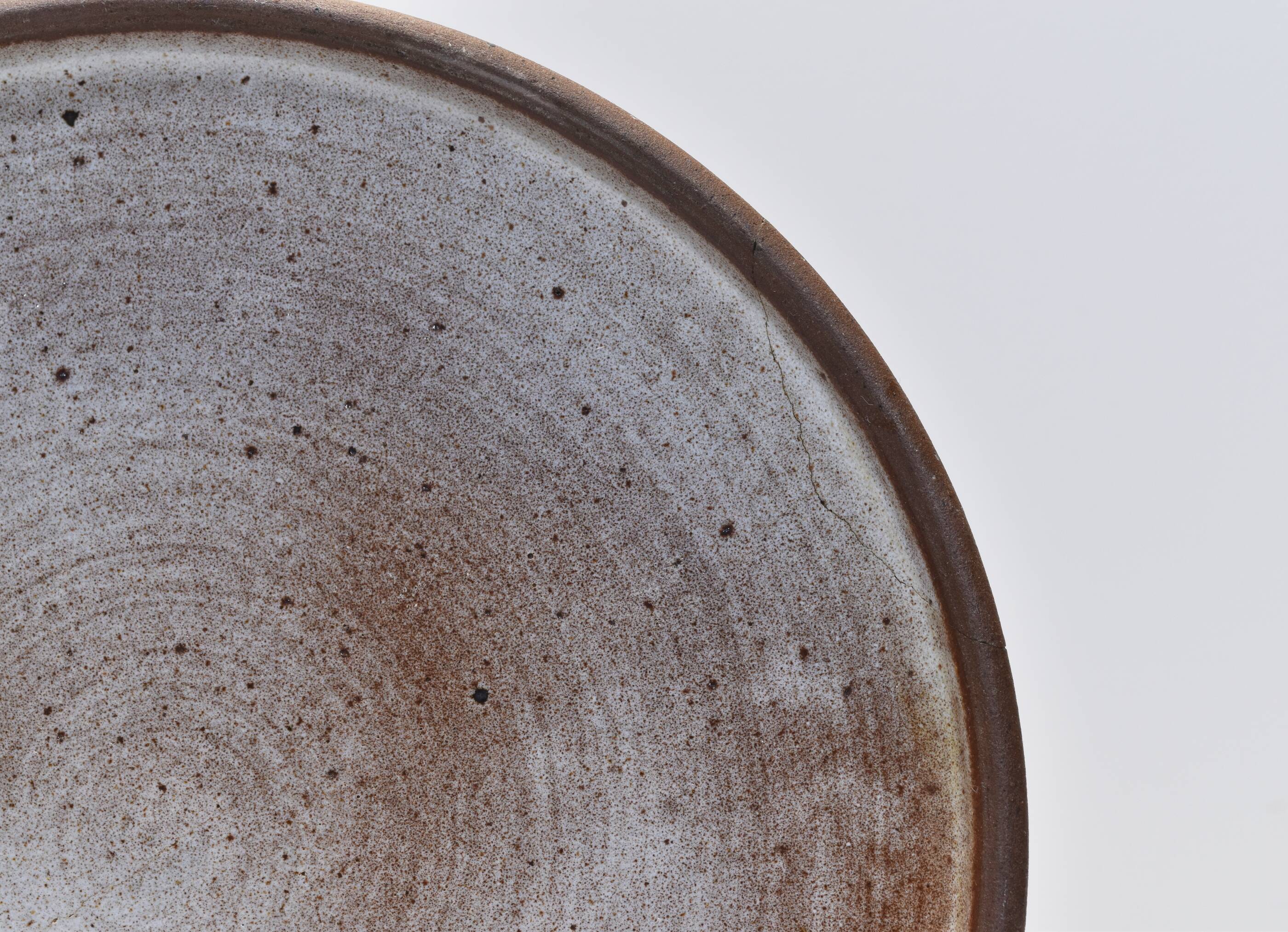 7 Vintage ceramic plates Norbert Pierlot Ratilly La borne