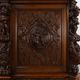 Flemish renaissance "beeldenkast" cabinet in oak wood Antwerp, ca. 1630