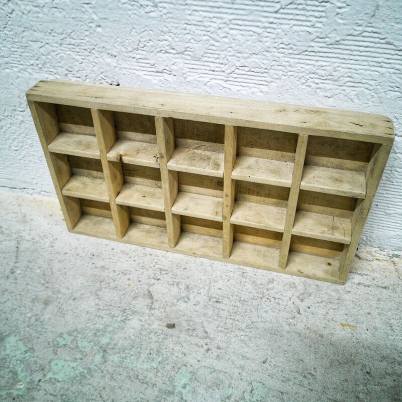 Wooden locker 15 boxes