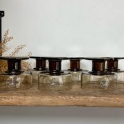 6 coupes pieds fumés « Mobil »