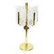 Lamp by Carl Fagerlund for Orrefors, Murano glass leaves, 1960s.