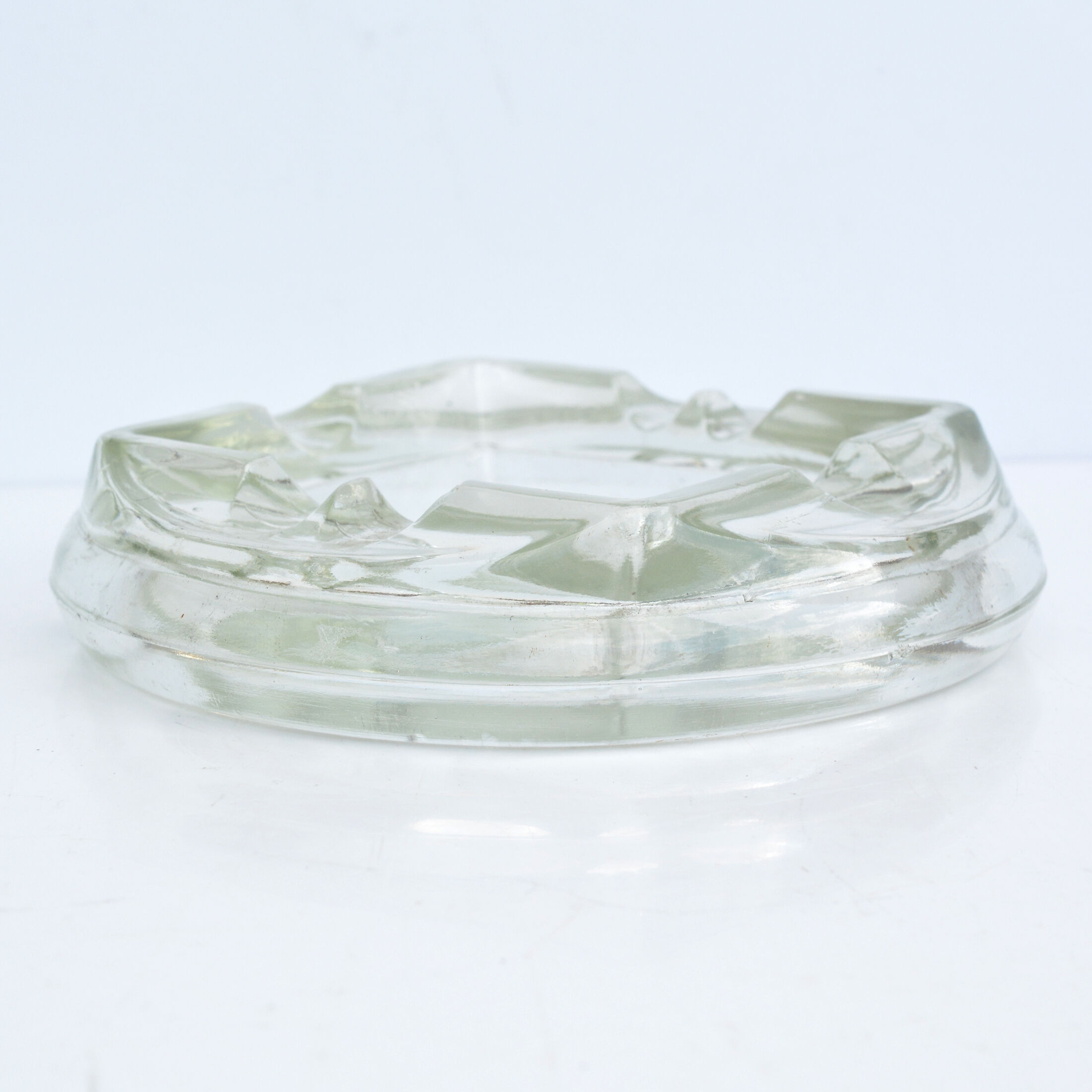 Germany pressed glass ashtray, 1970s
