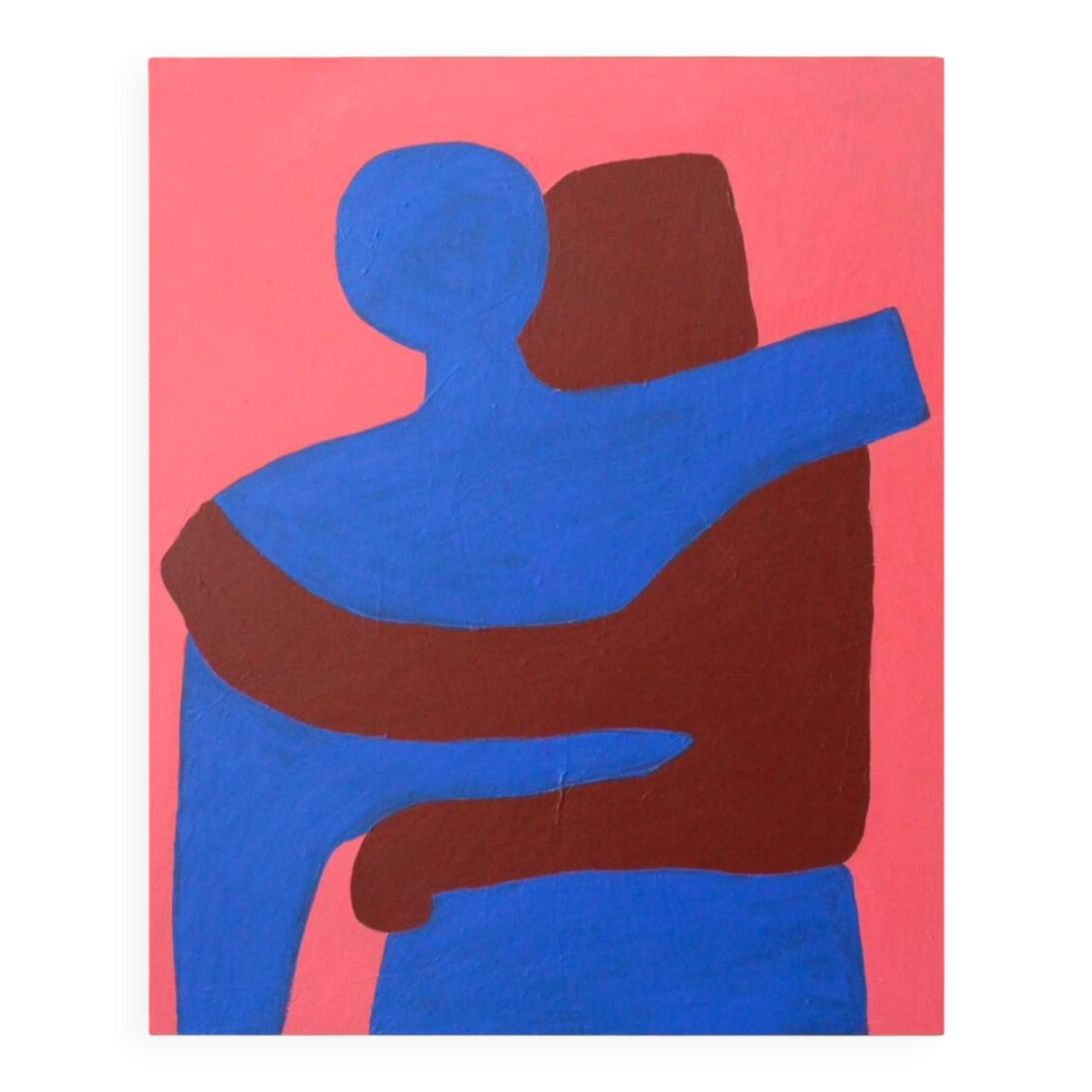 Can I hold you, blue version 100x80cm