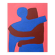 Can I hold you, blue version 100x80cm