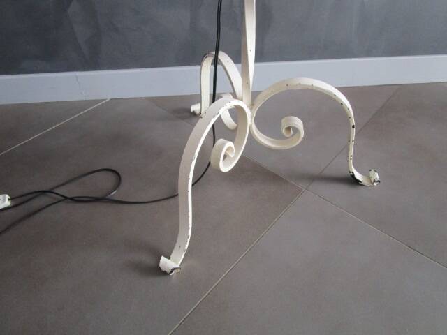 Vintage 60s wrought iron floor lamp