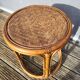 Jungle coffee table • Vintage rattan side table