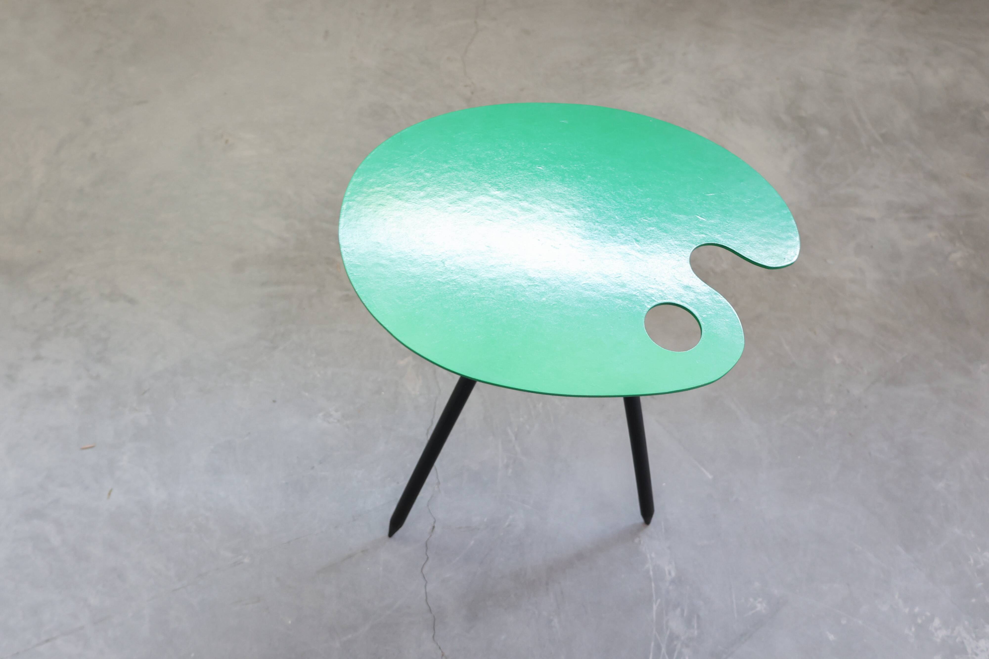 Side table by Lucien de Roeck for Bois Manu