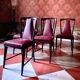 1950 Italian Midcentury Modern Mahogany and Rosewood Dining set, attributed to Osvaldo Borsani