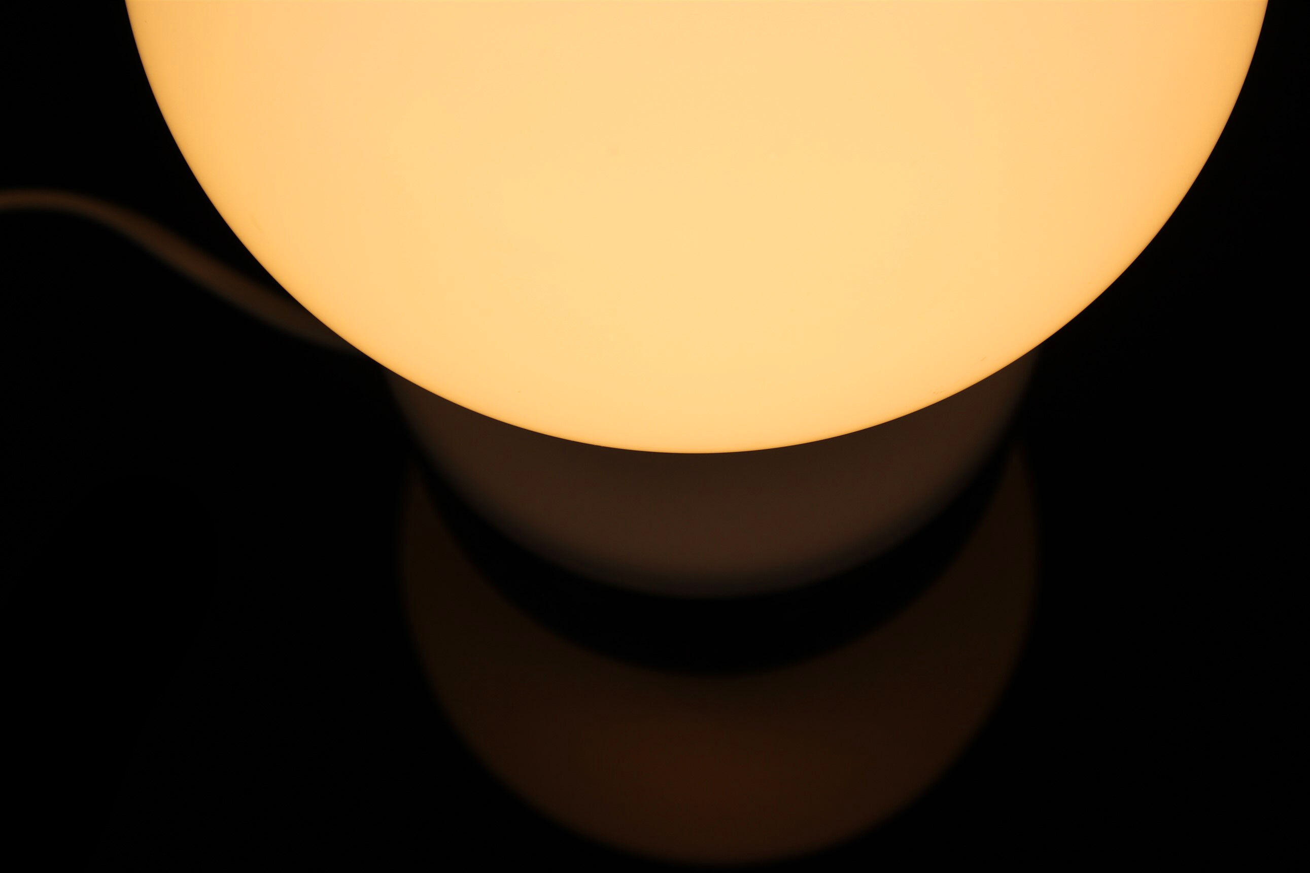 Vintage Glass Table Lamp from Osvětlovací Sklo, 1970s