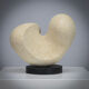 Modernist sandstone sculpture by Ineke van Zuuren, Netherlands, 1980s