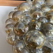 Pair of Bubble-Helana Tynell wall lights or ceiling lights from the 1970s.
