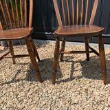 Set of 4 Windsor Sack-back chairs