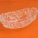 Fruit cup basket Moulded glass Floral decoration