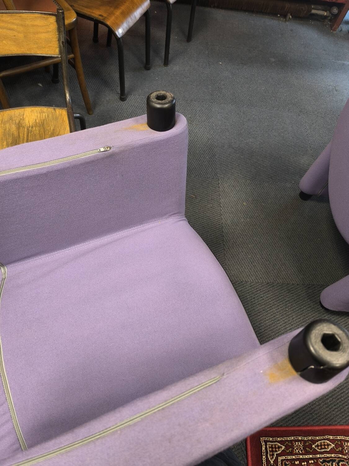 Pair of Arfa armchairs circa 1980