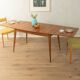 Elegant mid-century dining table with extension function, 1960s