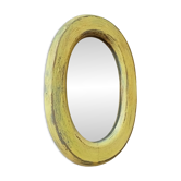 Small antique oval mirror