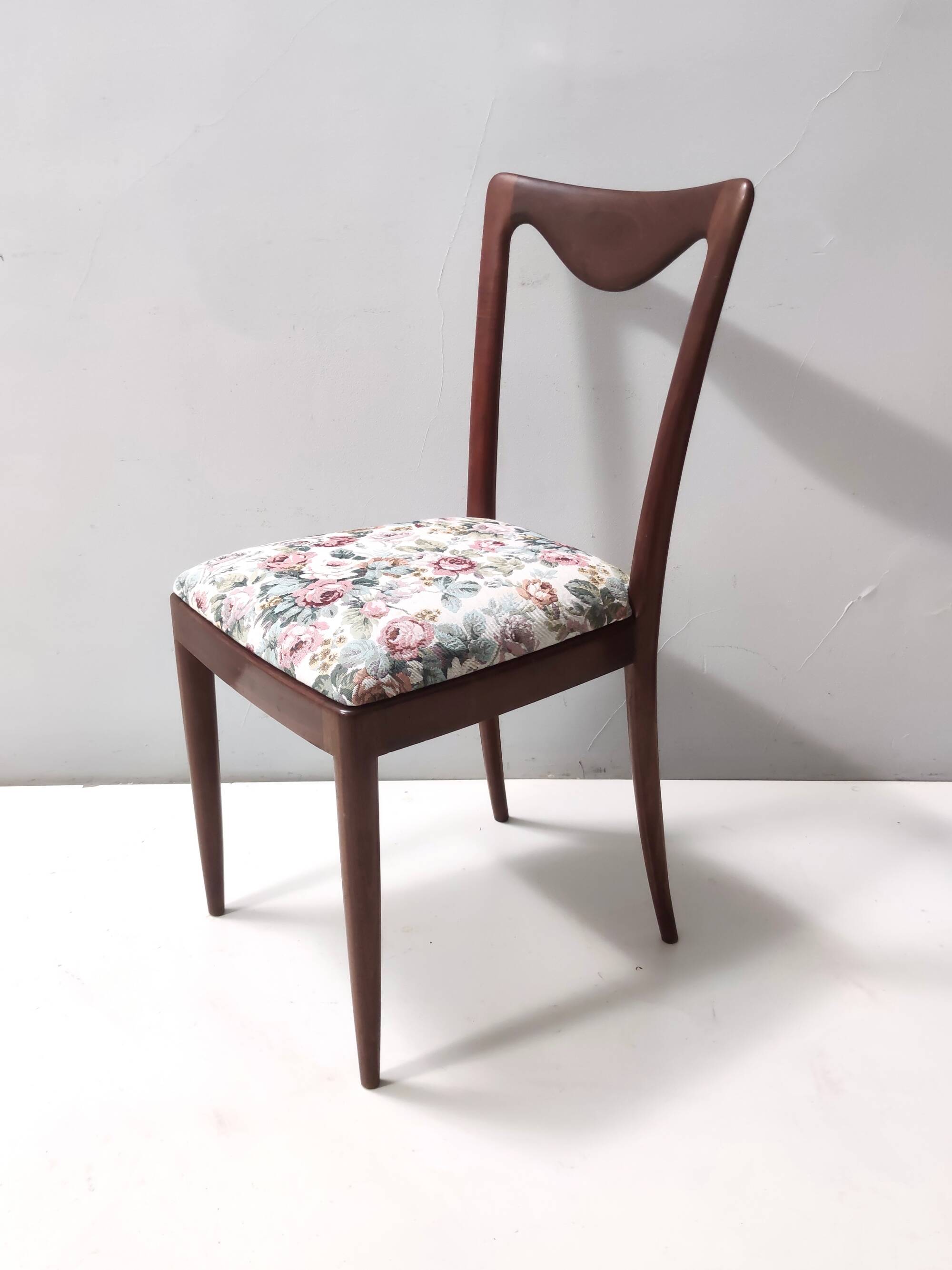 Vintage 1950s Set of Four Chairs by Carlo Enrico Rava, Made in Italy