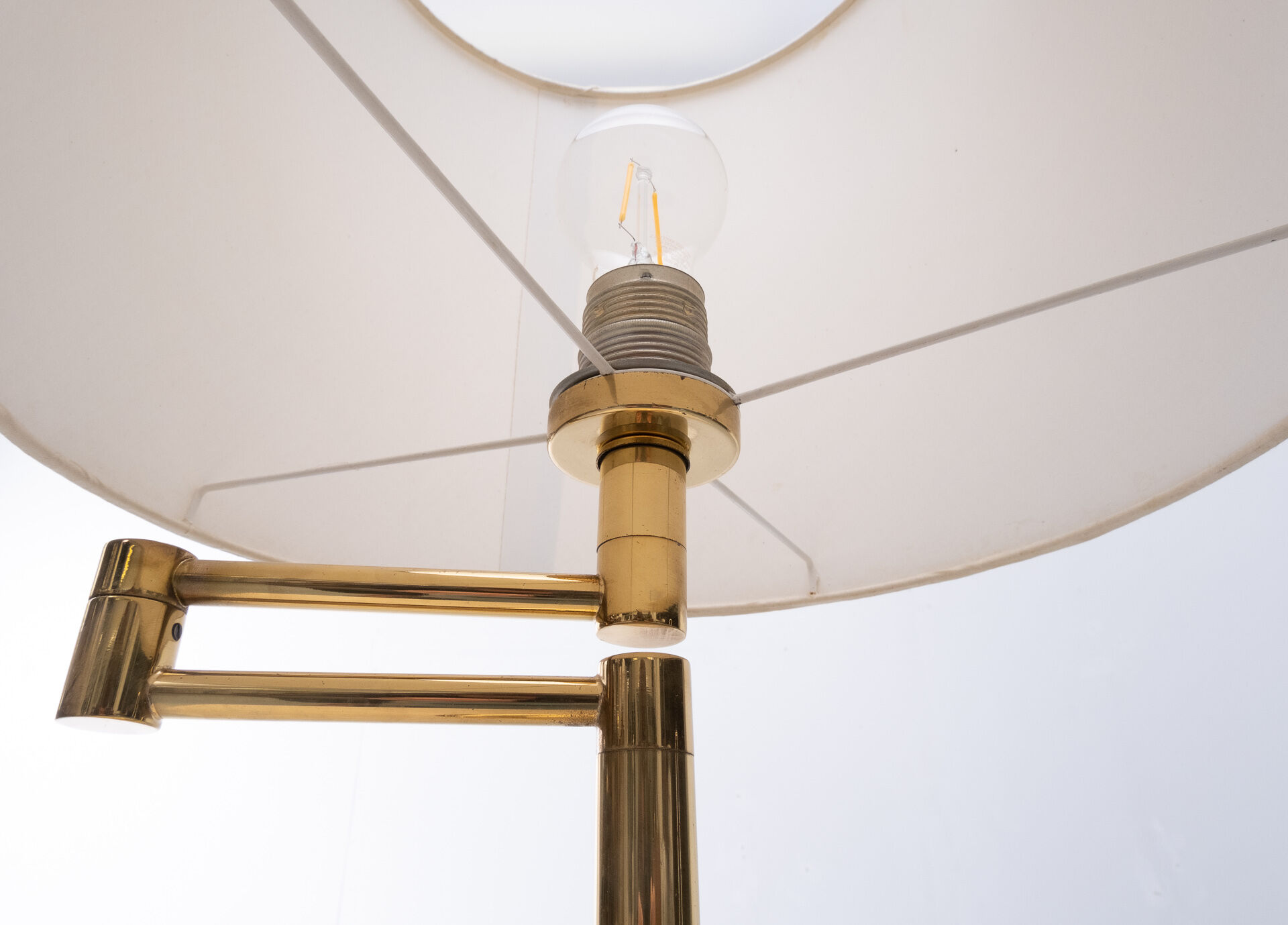 Solken Leuchten Brass Table Lamp, 1970s