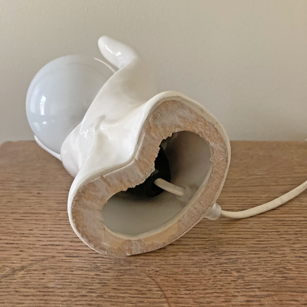 Ceramic hand lamp