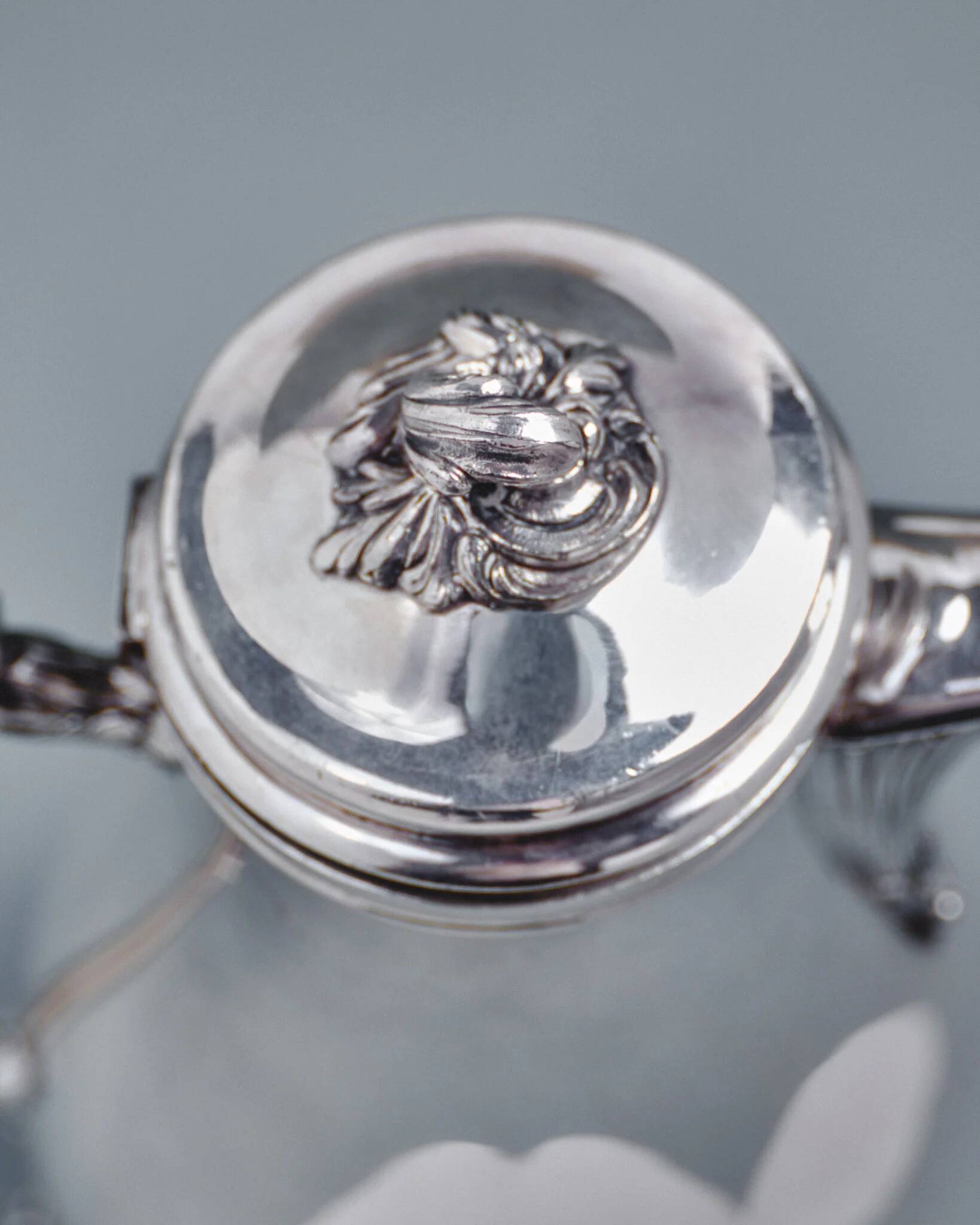 Silver-plated metal teapot, Christofle