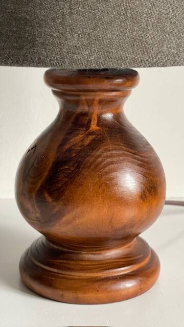 Solid Wood Lamp in a Country Style