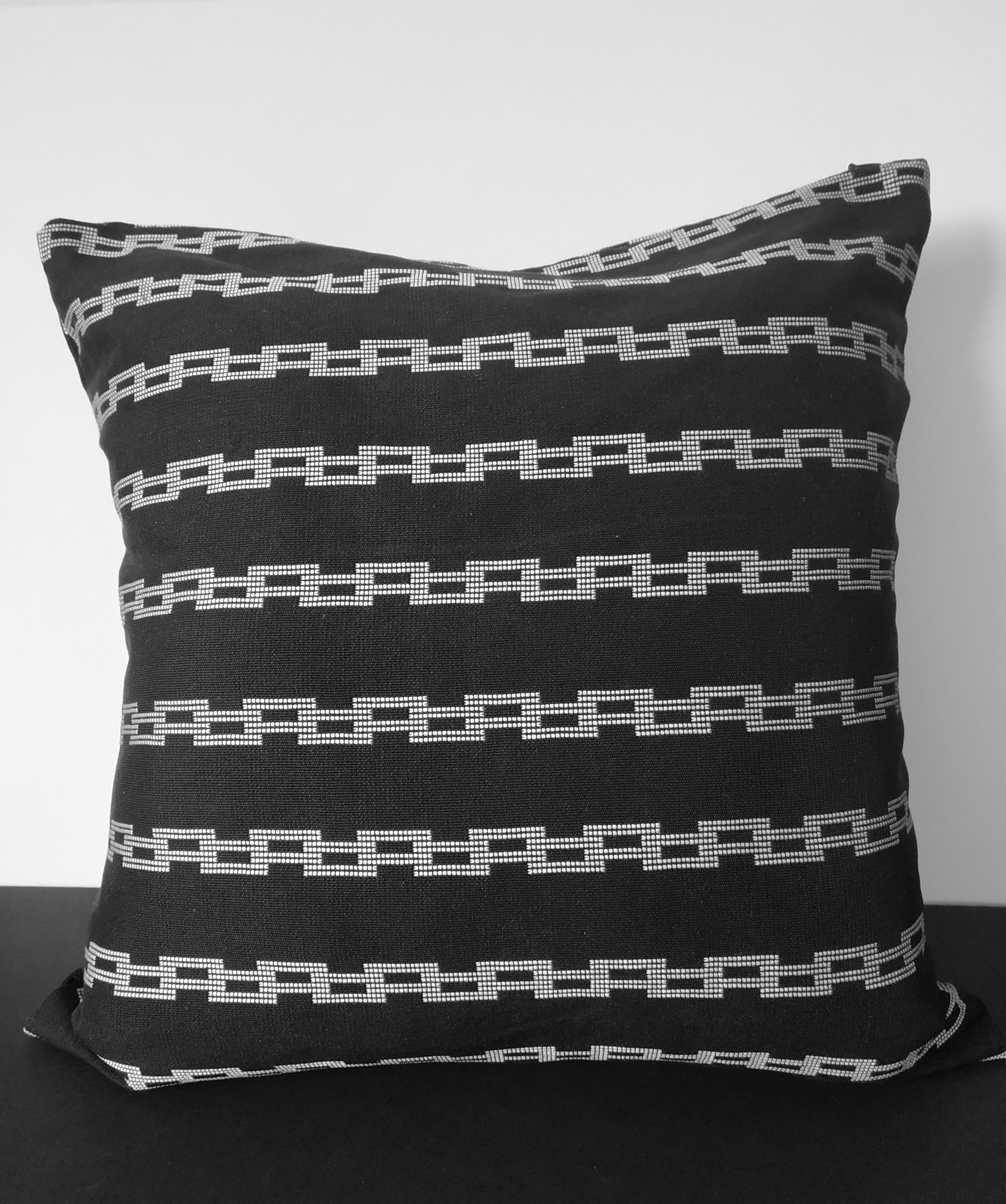 Woven loincloth cushion cover