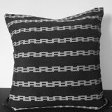 Housse de coussin en pagne tissé
