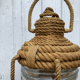 Lampe lanterne en corde