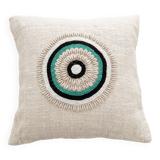 Housse de coussin Aussa avec deco en coquillages