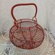 Antique egg basket