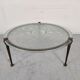 Brutalist vintage coffee table, 80s