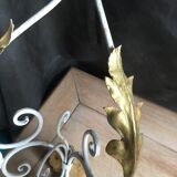 Pair of wrought iron appliques in working order.