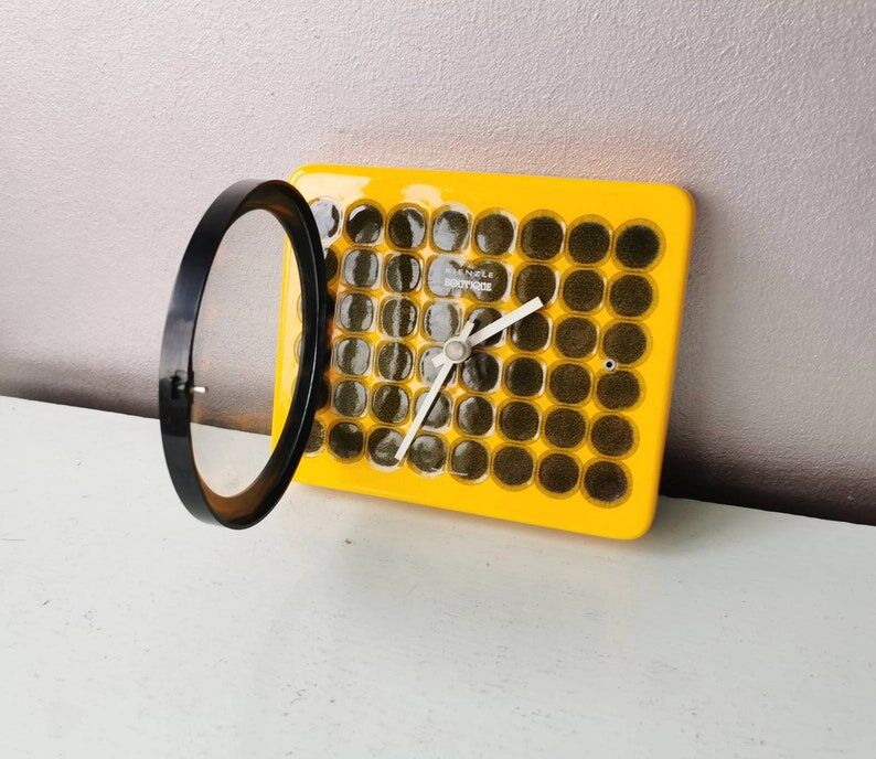 Vintage Ceramic wall clock Kienzle, 1970