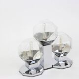 Pair of Two Wall Sconces by Motoko Ishii for Staff, Germany, 1970s