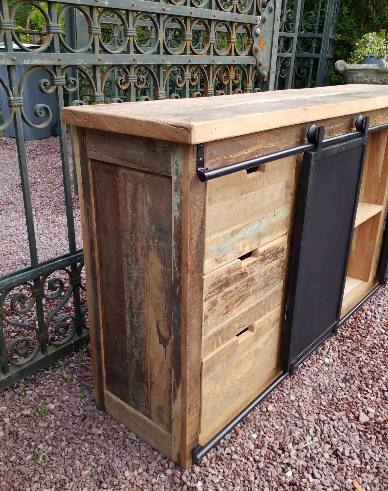 Industrial sideboard