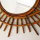 Miroir soleil ortf rotin