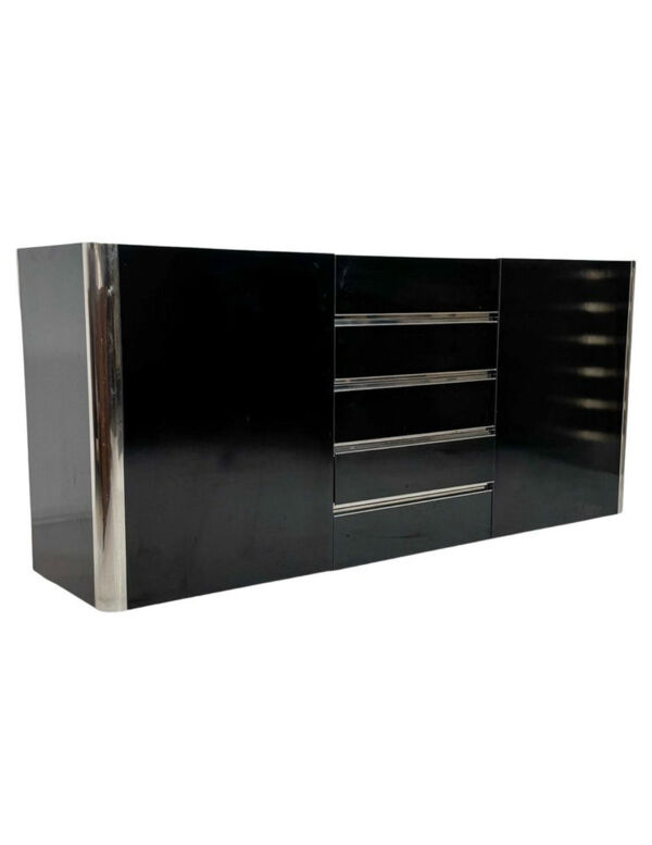 Buffet italien par Willy Rizzo pour Mario Sabot, années 1970